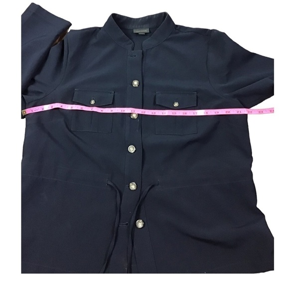 J. Jill Wearever Collection Size MP Jacket Button Front Convert Sleeves Jacket - Picture 9 of 10